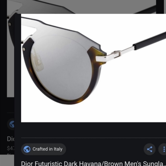 UNISEX DIOR FUTURISTIC HAVANA MIRROR SUNGLASSES 🔥 - Picture 4 of 11